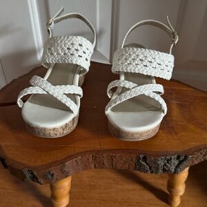 Mix No. 6 White Braided Sandals